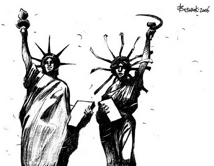 Ілюстрація-карикатура Свобода України