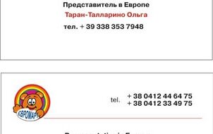 Візитка Євромарт